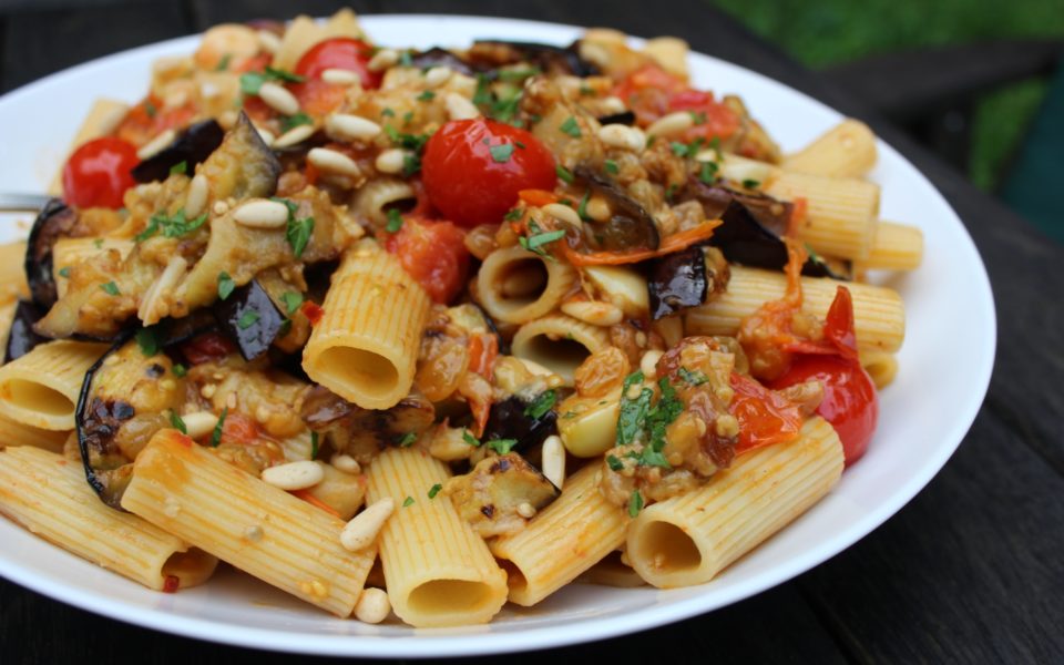Sicilian Tomato & Eggplant Rigatoni Barefoot Contessa
