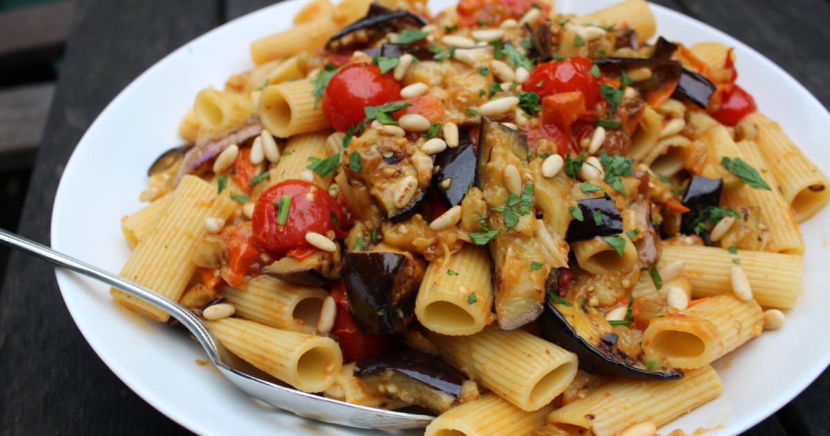 Sicilian Tomato & Eggplant Rigatoni Barefoot Contessa