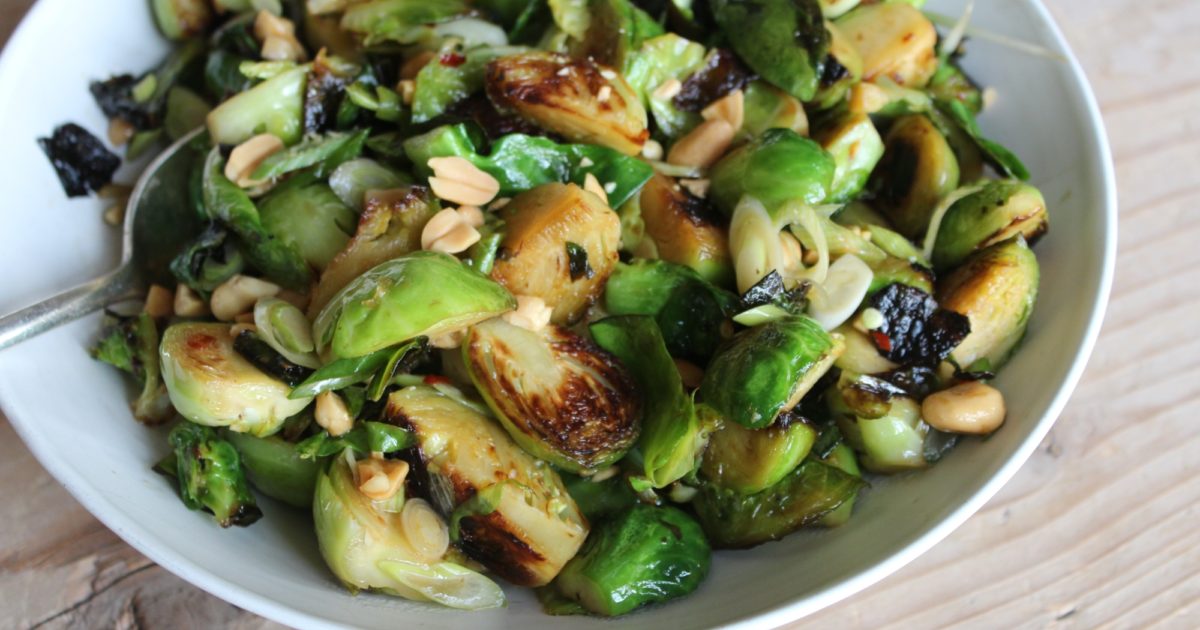 Crunchy Thai Brussels Sprouts Barefoot Contessa