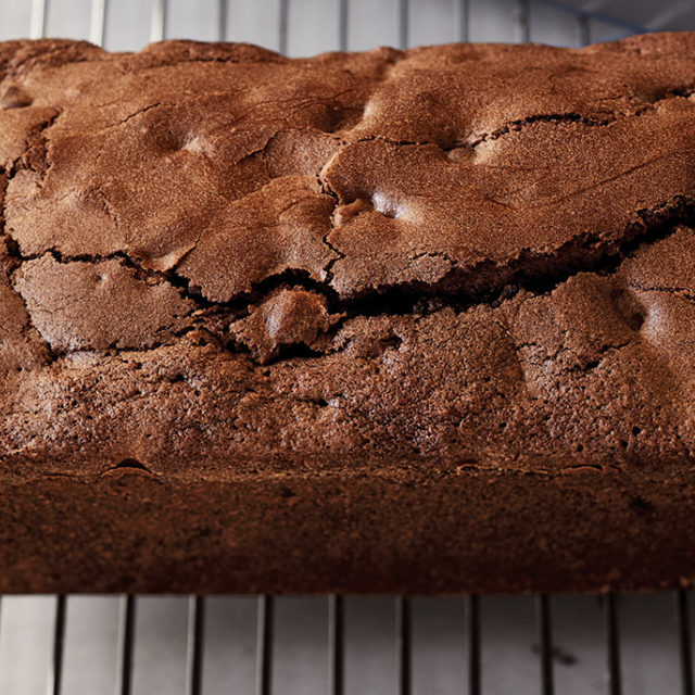 triple chocolate loaf cakes